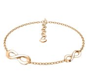 01-708605 Браслет на ногу бесконечность бренд Sanis (Au 585)