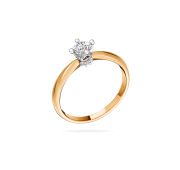 01-117029 Кольцо с фианитами бренд Sanis (Au 585)