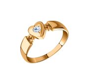 01-118027 Кольцо сердце бренд Sanis (Au 585)