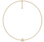 01-808773 Колье лотос бренд Sanis (Au 585)