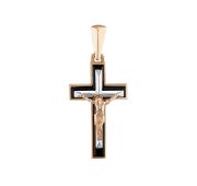 810-00332-10-0-12-00 Подвеска крест с агатом (Au 585)
