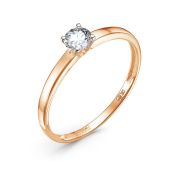 К0811-120-1,19 Кольцо помолвочное с бриллиантом (Au 585)