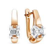 С1831-120-4,32 Серьги с бриллиантами (Au 585)