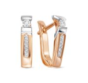 3386-210-3,35 Серьги с бриллиантами бренд Brilliant Style (Au 585)