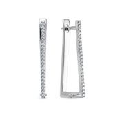 2-519-20-4,15 Серьги с бриллиантами бренд Первая Бриллиантвая Компания (Au 585)