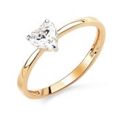 1200204769-1 Кольцо сердце (Au 585)