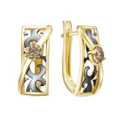 12-21942-9289-4,69 Серьги с бриллиантами бренд Kabarovsky (Au 585)