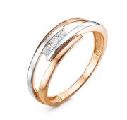 1105578 Кольцо с фианитами бренд Delta (Au 585)