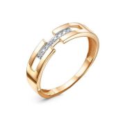 1107152 Кольцо с фианитами бренд Delta (Au 585)