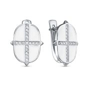 12-736-7910 Серьги с фианитами бренд Kabarovsky (Серебро 925)