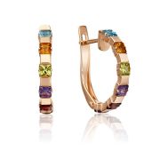 02-4475-00-252-1110-57 Серьги дорожка бренд Platina (Au 585)