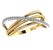 01-118661 Кольцо с фианитами бренд Sanis (Au 585)