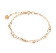 Т10710931-23 Браслет с фианитами бренд Karatov (Au 585)