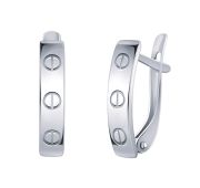 21119-925 Серьги без вставок (Серебро 925)