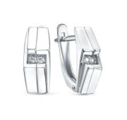 с1206756 Серьги с фианитами бренд Delta (Серебро 925)