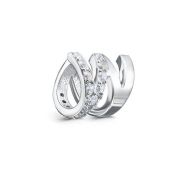 с1205452 серьга каффа моносерьга бренд Delta (Серебро 925)