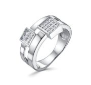 с1106114 Кольцо с фианитами бренд Delta (Серебро 925)