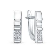 с1207287 Серьги с фианитами бренд Delta (Серебро 925)