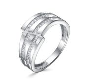 с1106804 Кольцо с фианитами бренд Delta (Серебро 925)
