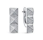 с1207571 Серьги с фианитами бренд Delta (Серебро 925)