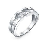 с1106997 Кольцо с фианитами бренд Delta (Серебро 925)