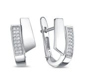 с1205990 Серьги с фианитами бренд Delta (Серебро 925)