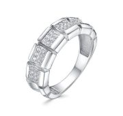с1107249 Кольцо с фианитами бренд Delta (Серебро 925)