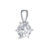 с0301649 Подвеска с фианитом бренд Delta (Серебро 925)