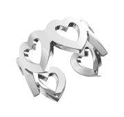 0101660-00245 Кольцо сердце бренд Pokrovsky (Серебро 925)