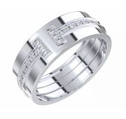 0101760-00775 Кольцо с фианитами бренд Pokrovsky (Серебро 925)