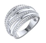 1101621-00775 Кольцо с фианитами бренд Pokrovsky (Серебро 925)