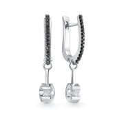 4381-21901-4,95 Серьги с бриллиантами бренд Brilliant Style (Au 585)