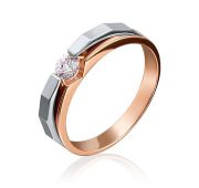 01-5121-00-401-1111 Кольцо с фианитом бренд Platina (Au 585)
