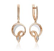 02-4817-00-101-1111-5,06 Серьги с бриллиантами бренд Platina (Au 585)