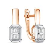 С3016-120-3,05 Серьги с бриллиантами бренд Империал (Au 585)