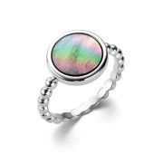 01-4257/00ПЧ-00 Кольцо с перламутром бренд Алькор (Серебро 925)