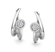 02-4283/00КЦ-00 Серьги с фианитами бренд Алькор (Серебро 925)