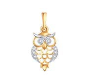 Т142036136 Подвеска сова бренд Karatov (Au 585)