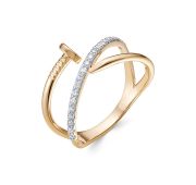 789-1100-2,8 Кольцо с бриллиантами бренд Лето (Au 585)