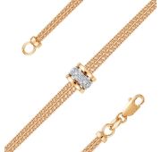3830-410-3,51 Браслет с бриллиантами бренд Brilliant Style (Au 585)