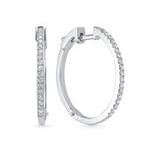 4407-21001-5,25 Серьги конго с бриллиантами бренд Brilliant Style (Au 585)