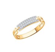 1762 Кольцо с фианитами (Au 585)