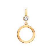 50312 Подвеска с фианитом (Au 585)