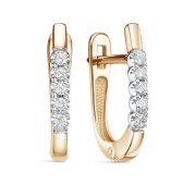 С3519-120-2,07 Серьги дорожка с бриллиантами бренд Империал (Au 585)