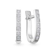 2-867-20-3,0 Серьги дорожка бренд Первая Бриллиантовая Компания (Au 585)