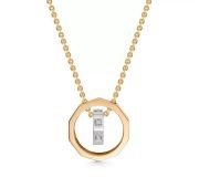 8-909-10-5,66 Колье с бриллиантами бренд Первая Бриллиантовая Компания (Au 585)