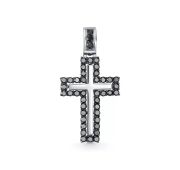 5-277-210-1,94 Подвеска крест с бриллиантами бренд Первая Бриллиантовая Компания (Au 585)