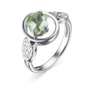01-3633/000П-00 Кольцо с празиолитом бренд Алькор (Серебро 925)