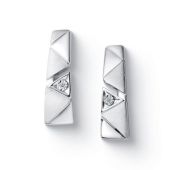 02-4133/000Б-00-3,78 Серьги с бриллиантами бренд Алькор (Серебро 925)