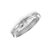 01-4162/000Б-00-1,58 Кольцо с бриллиантом бренд Алькор (Серебро 925)